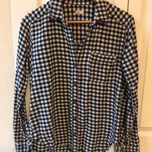 Classic Blue & White Flannel